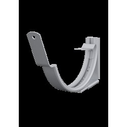 Rännkrok skk halvrund klammer Silvermetallic 045 125mm