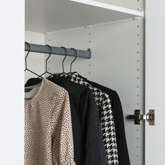 Klädstång till 600-skåp grå