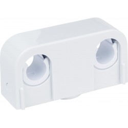 Rörklämma 10-16 dubbel snapp Vit 14030 40cc 2-pack