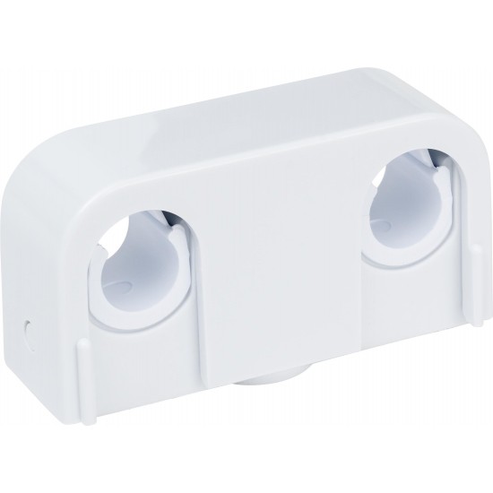 Rörklämma 10-16 dubbel snapp Vit 14030 40cc 2-pack