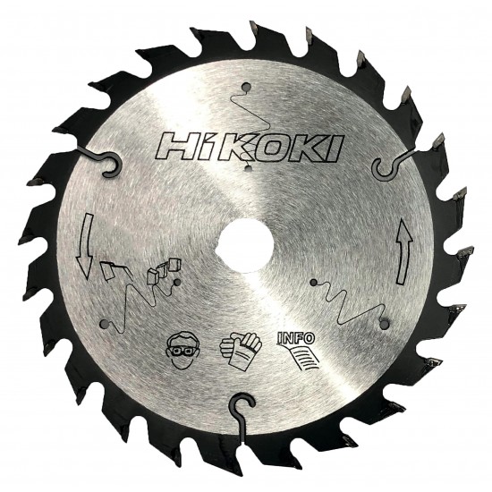 Sågklinga 165x2 24t 30mm hål Hikoki ers 60350057