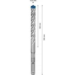 Hammarborr plus-7x 12x165mm