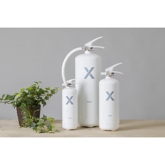 Brandsläckare vit 6kg pulver 43a 233b c nexa