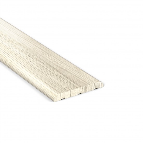 Tröskel ek vitbetsad lackad 9x75mm 200cm