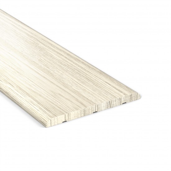 Tröskel ek vitbetsad lackad 9x120mm 200cm