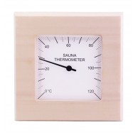Termometer kvadrat asp 140x33x140mm