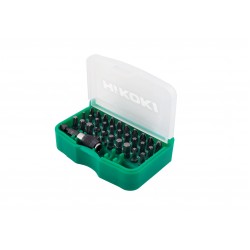 Bitsbox hikoki med bältesklips 1/4t 25mm 31delar