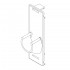 Klädstångshållare Stativ/stativ vit