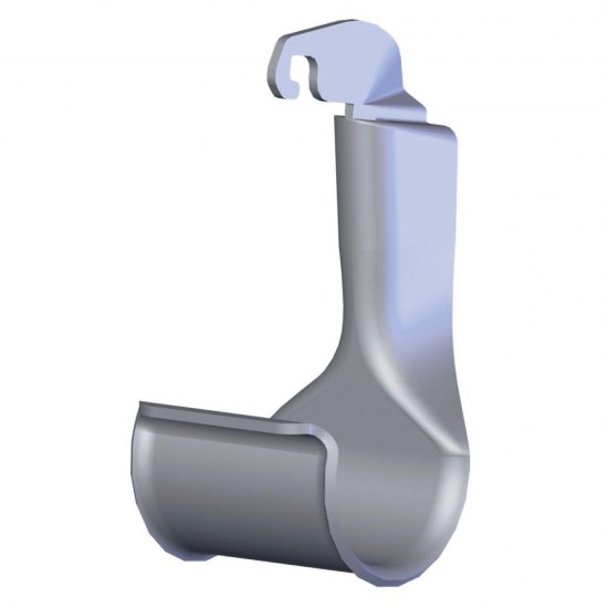 Klädstångshållare elfa vit  f Hylla