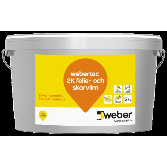 Folie&skarvlim tec 2k vit 10kg