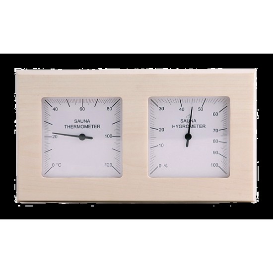 Termo-hygrometer asp 250x35x140mm