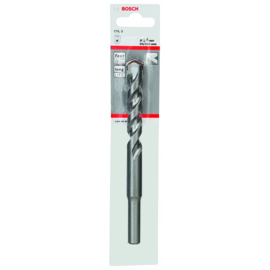 Betongborr silver 14x150mm