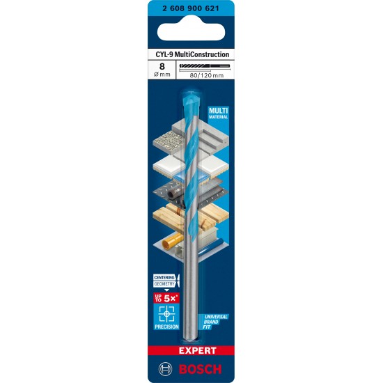 Borr cyl multiconstruction 8x120mm