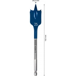 Centrumborr selfcut 25x152mm