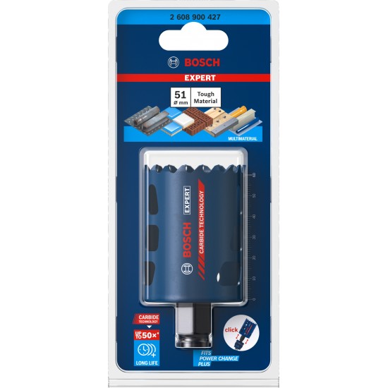 Hålsåg powerchange carbide 51mm