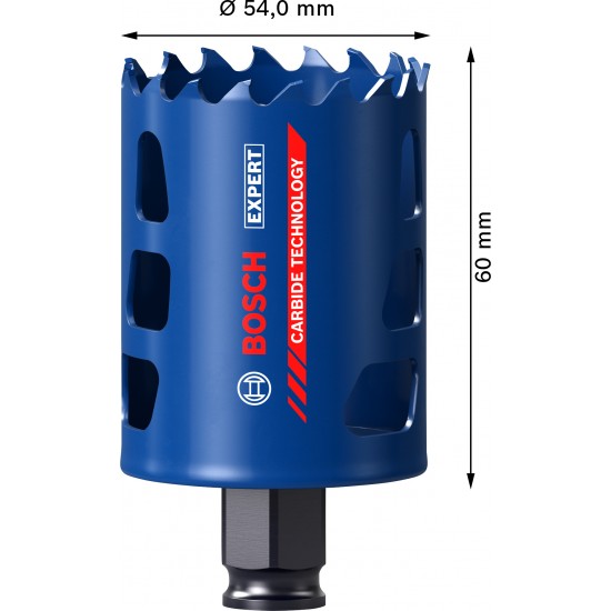 Hålsåg powerchange carbide 54mm