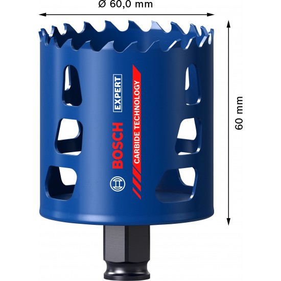 Hålsåg powerchange carbide 60mm