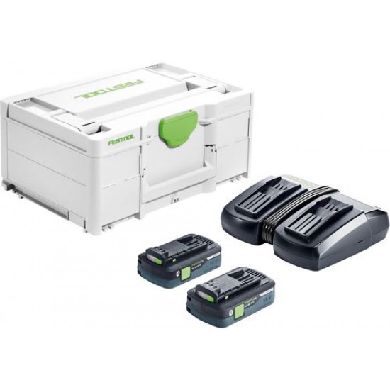 Laddpaket sys 18v 2x4,0/tcl 6 Duo