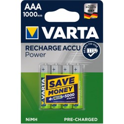 Batteri rech accu power aaa 1000mah