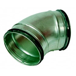 Böj med packningar 45gr d125