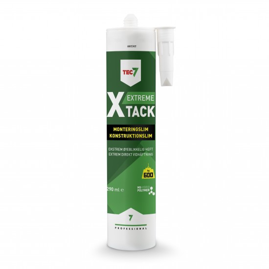 Konstruktionslim x-tack vit 290ml
