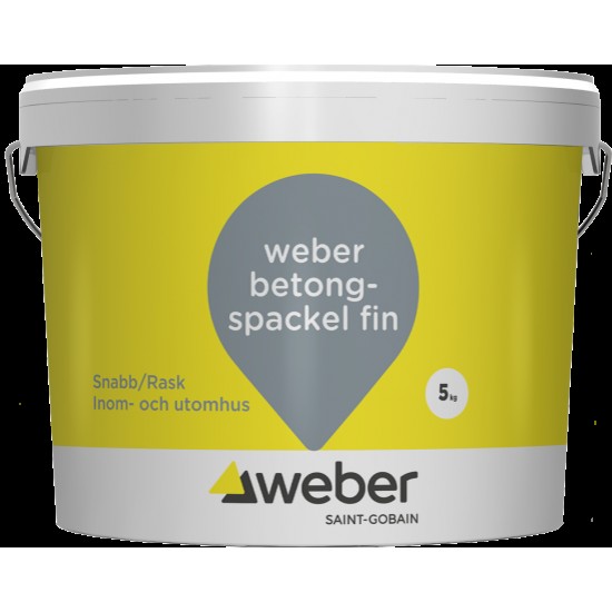 Betongspackel snabb fin 5kg