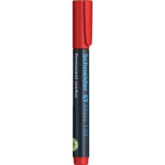Märkpenna permanent maxx 130 Schneider röd 1-3mm