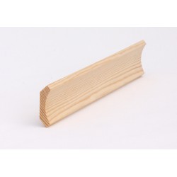 Hålkälslist furu obh 15x33mm