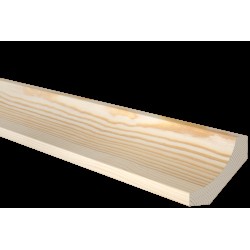 Hålkälslist furu obh 15x56mm