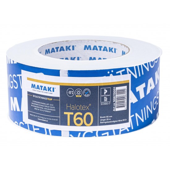 Byggtätningstejp halotex t60 60mmx25m