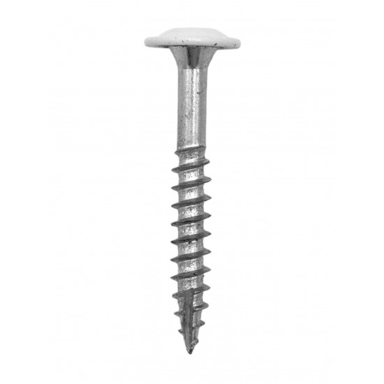 Montageskruv t-fat trä vit efz 6x80mm