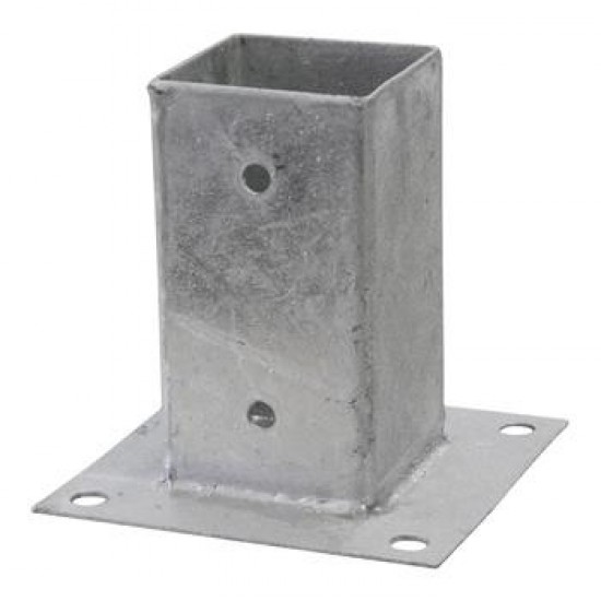 Stolpfäste med platta 2x91x91x150mm