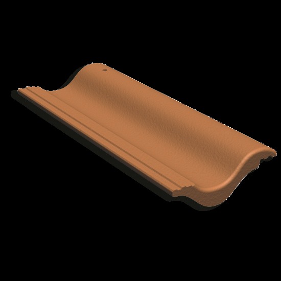 Halvpanna tegelröd 150mm