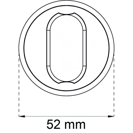 Cylinderring universal krom 6-18mm