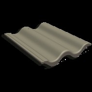 Takpanna Benderit 2-kup mellangrå