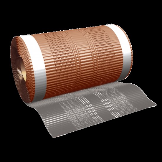 Nock&valmtätningsrulle ljusgrå 300mm 5m