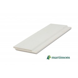 Limträpanel Grundmålad 25x200x4800mm e-fas ändspont