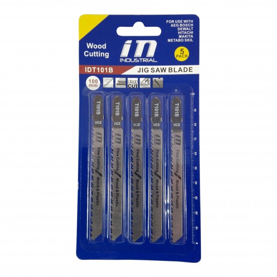 Sticksågsblad t101b trä 100mm 5-pack