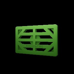 Pallningsbricka s5 grön 50x80x5mm