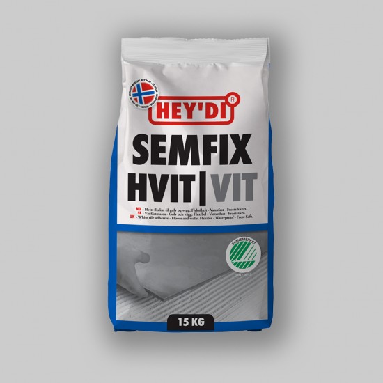 Fästmassa semfix vit heydi vit 15kg