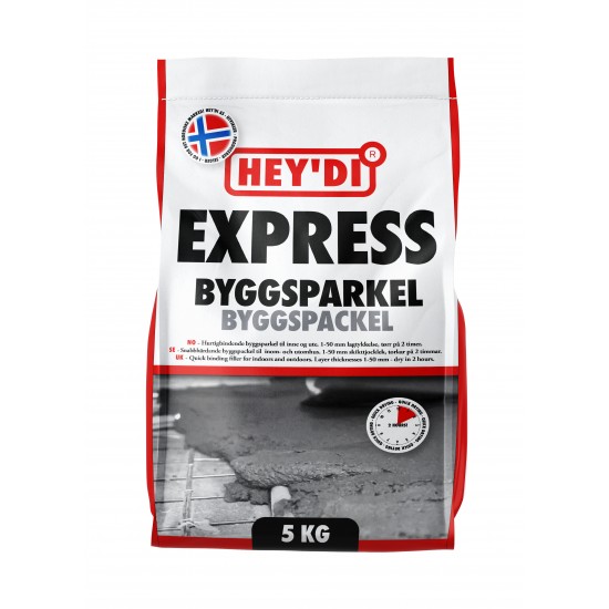 Byggspackel express heydi grå 5kg