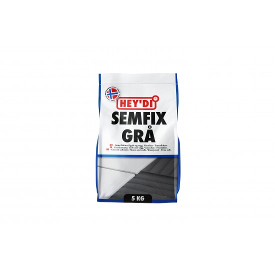 Fästmassa semfix grå heydi 5kg