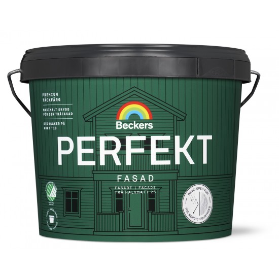 Fasadfärg perfekt fasad 200 Vit 3l