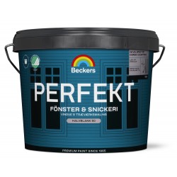Fönster&snickerifärg perfekt Halvblank vit 0,675l