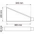 Dörrstopp 390 grå 300x220mm