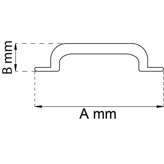 Draghandtag 1405 nickel 125mm Sb