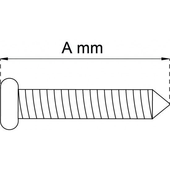 Cylinderskruv 3 efz m5x28mm
