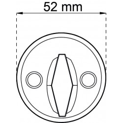 Cylindervred 40 b krom