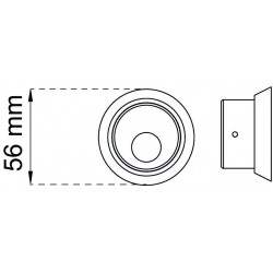 Behör till rund cylinder svart
