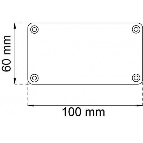 Tryckfördelare plexi 60x100mm